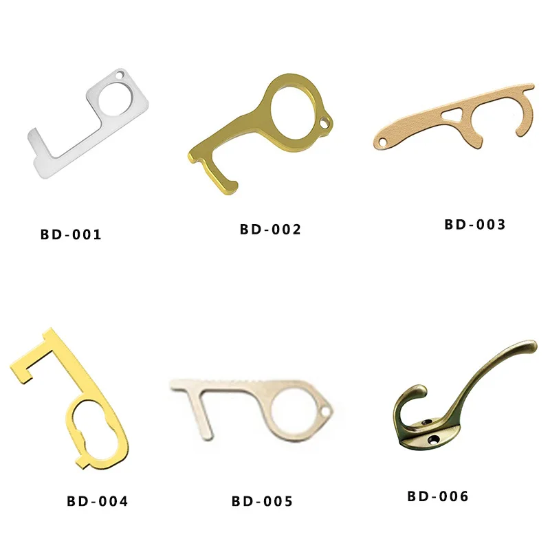 Брелок для открывания двери серебро 2020 пробы без прикосновения|Уличные