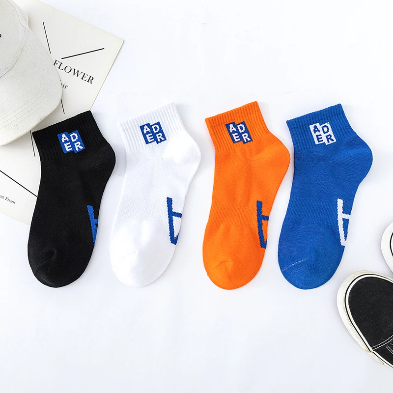 3 пары/партия Утепленные ботильоны Короткие уличные модные хлопковые носки с