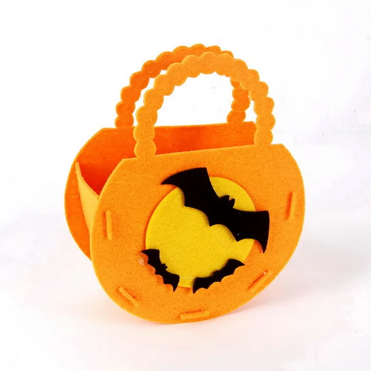 

Halloween tote bag non-woven bag children gift candy bag Halloween props wholesale