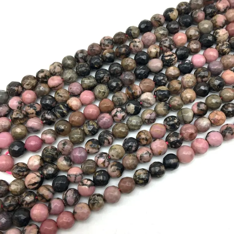 38 см/string rhodonite beads красные яшмы вокруг бисера 6 мм 8 10 12 для женщин браслет ожерелье