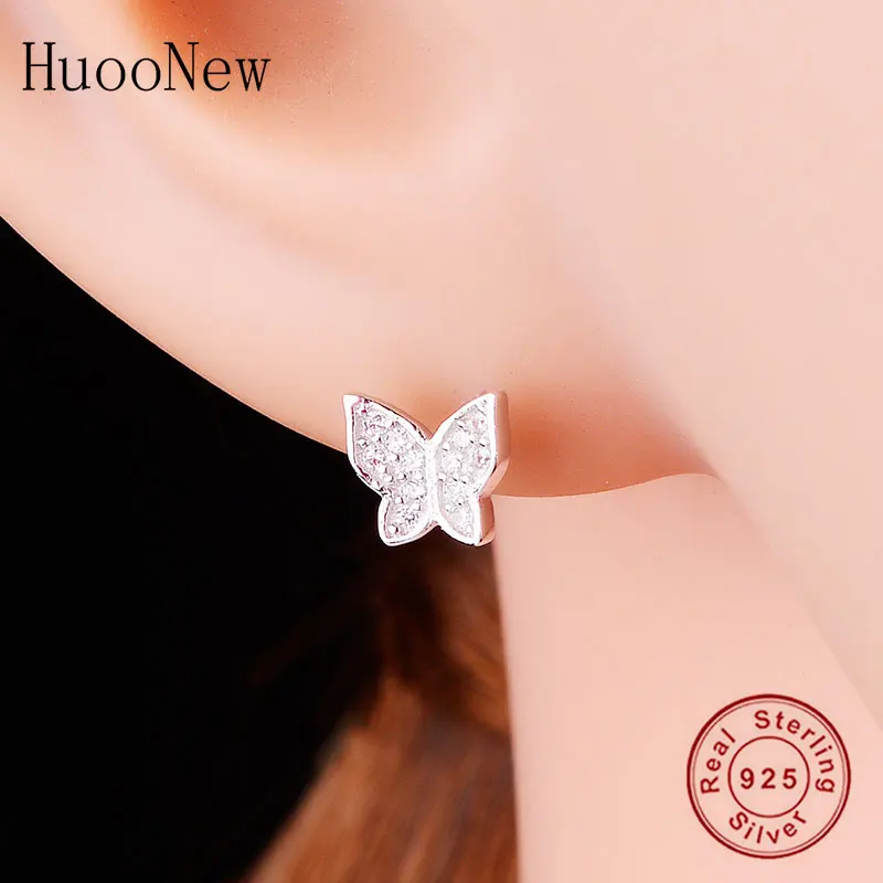 Женские серьги гвоздики из серебра 100% пробы с фианитами|Серьги-гвоздики| |