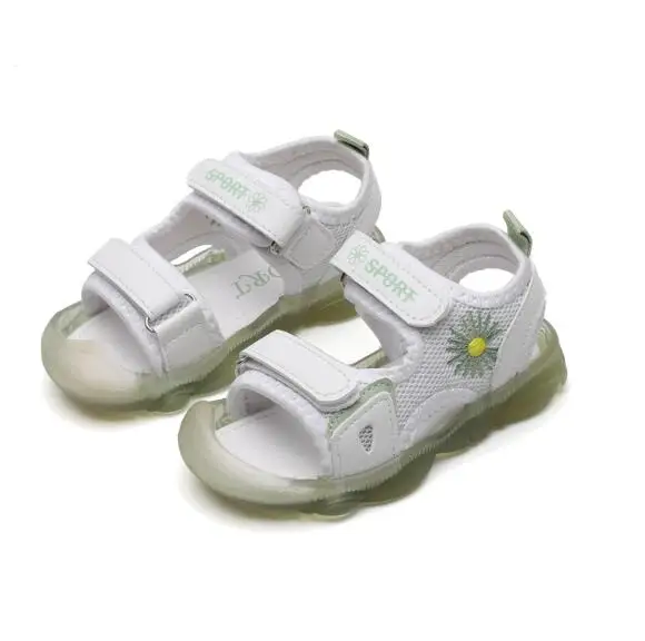 

2020 Summer Girls Sandals Soft Comfortable Breathable Mesh Toddler Girl Sandals Kids Shoes Size 21-30