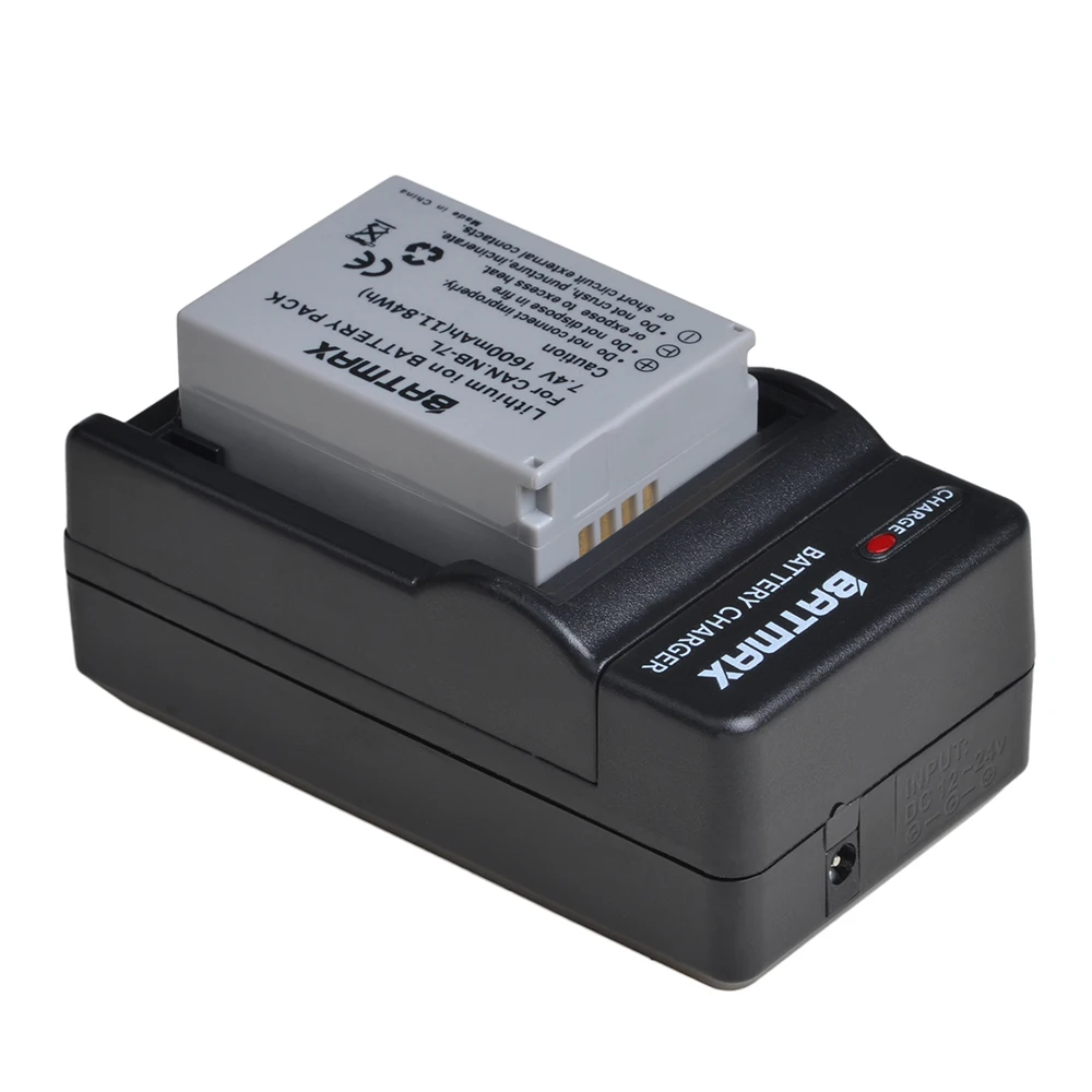 Зарядное устройство Batmax для Canon настенное зарядное с цифровой батареей akku 1600 мАч