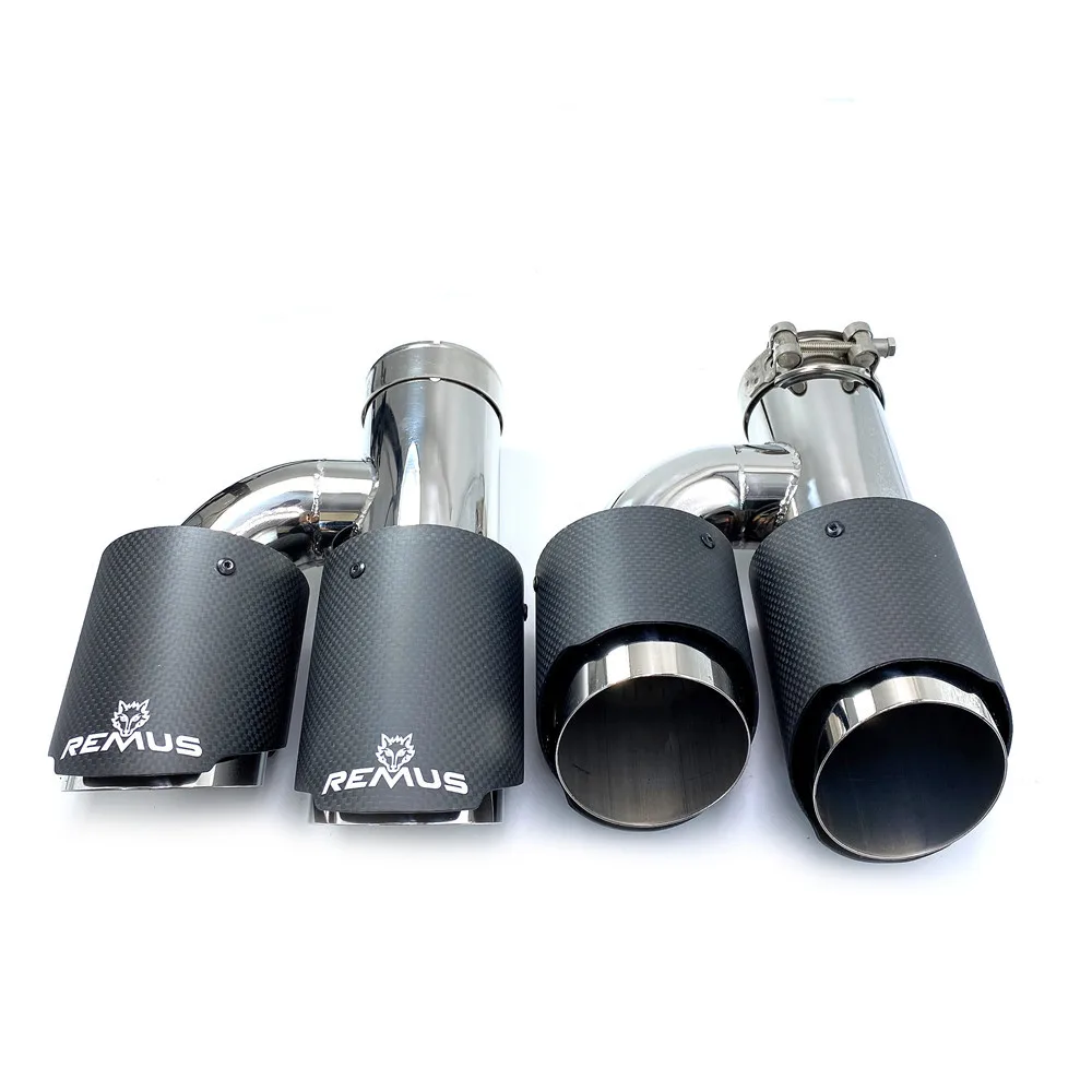 Remus автомобильный матовый глушитель из углеродного волокна наконечник H-образной