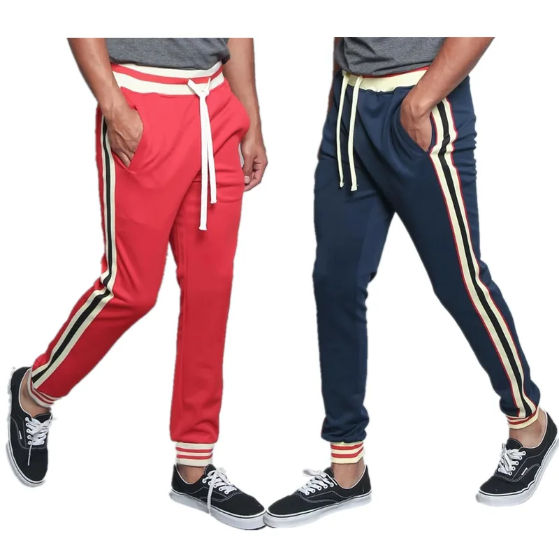 

Полосатые мужские спортивные штаны, штаны для бега и бега, мужские джоггеры, тренировочные штаны для фитнеса и бодибилдинга, брюки для спорт...