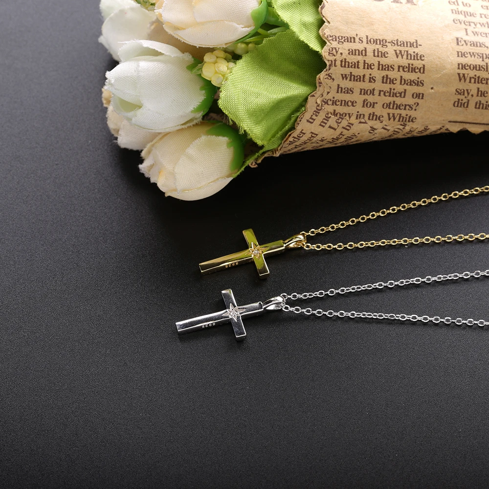 

SHADOWHUNTERS 100% Real 925 Sterling Silver Hawaii Flower Cross Pendant Necklace For Women And Man Luxury Jewelry Japan Choker