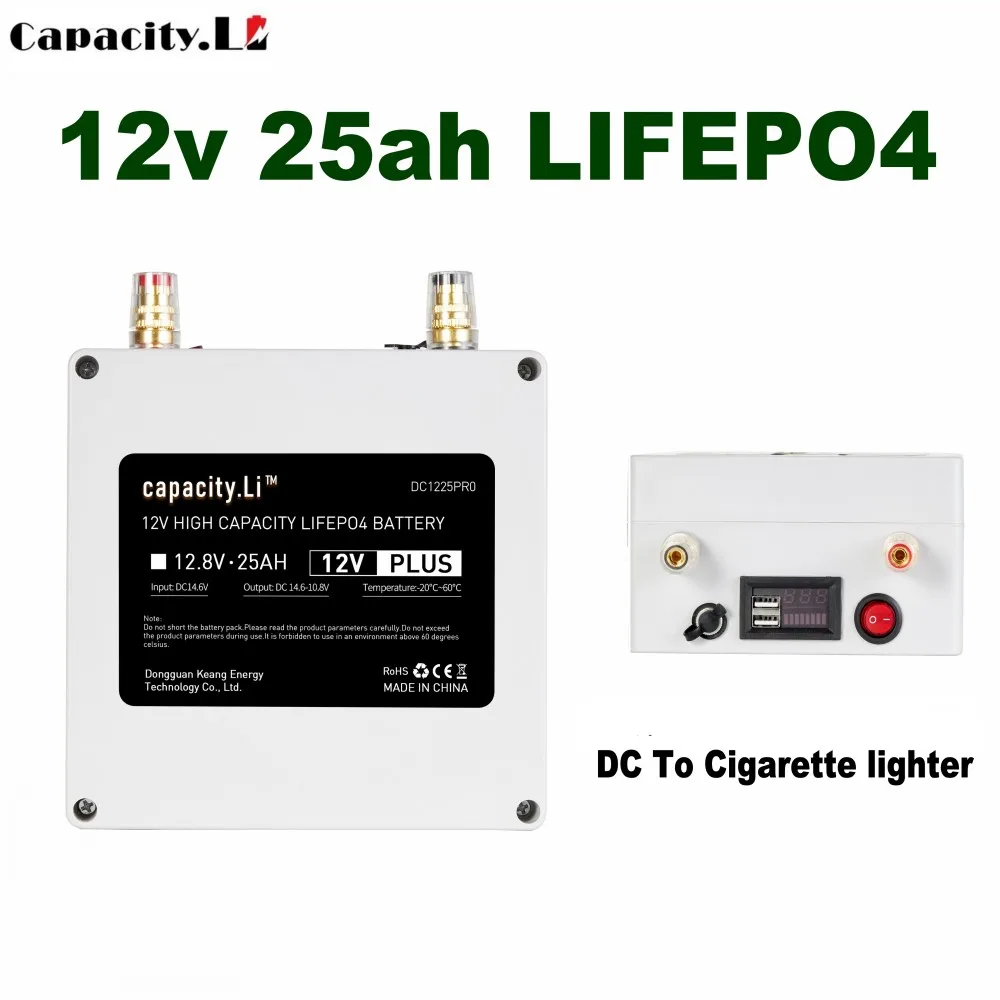 12V25AH LifePO4 батарейный блок 25AH перезаряжаемые литий железо фосфатных аккумуляторов