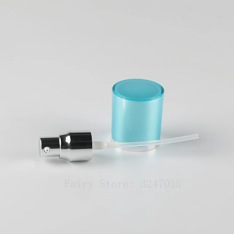 Пустая синяя акриловая конусная бутылка для лосьона 30 мл 20 шт. многоразовые