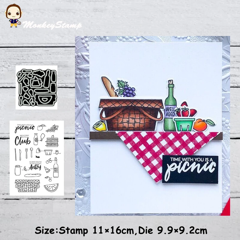 Обезьяна для пикника на открытом воздухе металлические режущие штампы и