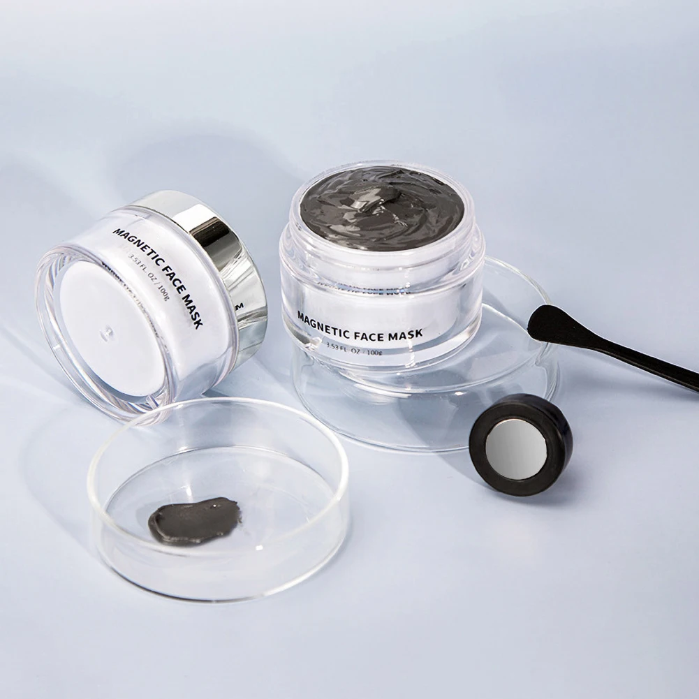 

Magnetic Face Mask Dead Sea Mud Magnet Mask Kit for Face Care Pore Cleansing Anti-Aging Skin Care