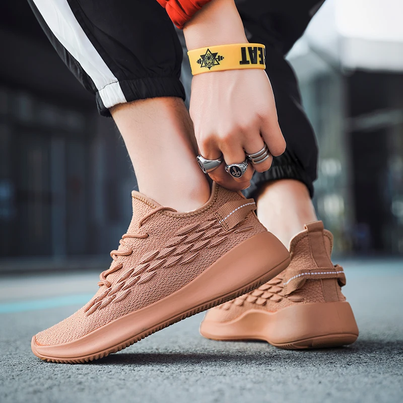 

Shoes mesh sports comfortable shoe zapatos Casual sneaker leisure sapato fashion black hombre slip hot shockproof Breathable of