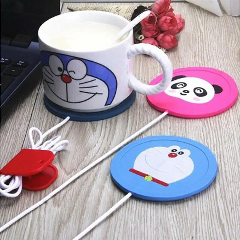 USB Подогрев Чашек коврик теплый электроизоляция каботажное судно для Кофе Чай