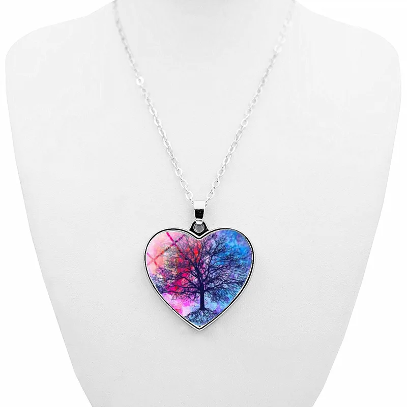 FIMAODZ семейное дерево жизни любовь форма двусторонняя нержавеющая сталь