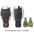 Автомобильный ключ jingyuqin Remote CG MB BE-V1.2, для Benz FBS3 221216164 251315, 433 МГц, 34 кнопки, для программатора CGDI MB