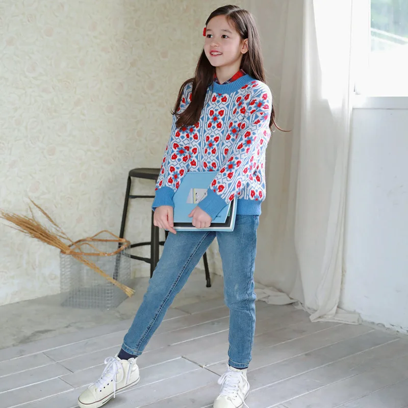 Новые детские свитера для родителей осенне-зимний свитер мамы и дочки | Мать