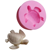 3d turtle silicone mold mould for diy handmade soap candle plaster bread mousse jelly chocolate aroma fondant cake 4 6x1 3cm