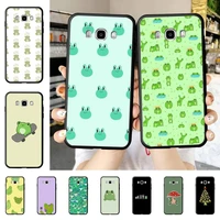 yinuoda funny the frog cute cartoon phone case for samsung j 2 3 4 5 6 7 8 prime plus 2018 2017 2016 core