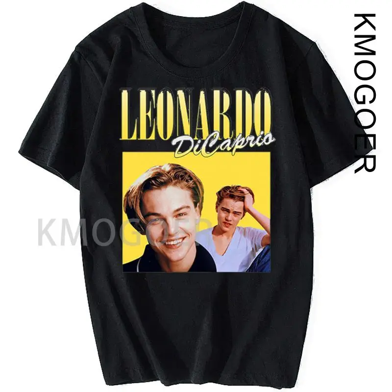 Мужская футболка в винтажном стиле Леонардо ДиКаприо женская рубашка киноактера