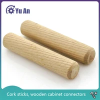 wooden cabinet connector cork wood rod twill round dowel cork wedge wood dowel high quality dutch solid wood 20pcs