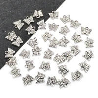 10pcs zinc alloy butterfly shape pendants classic metal supplies unisex jewelry handmade diy anklet necklace accessories