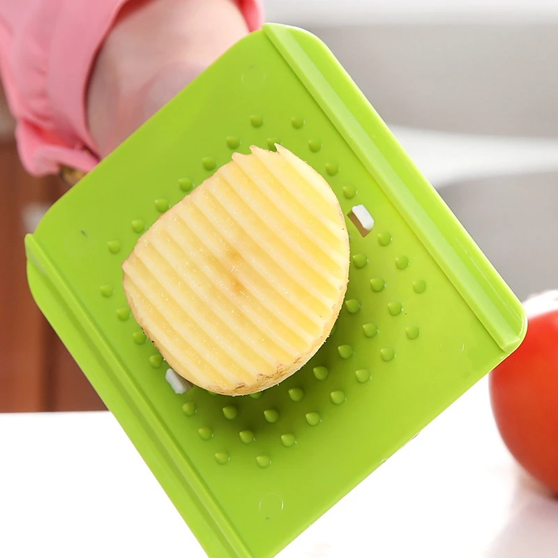 Quality Vegetable Slicer Dicer Fruit Cutter with Interchangeable Stainless Steel Blades Potato Tool | Дом и сад