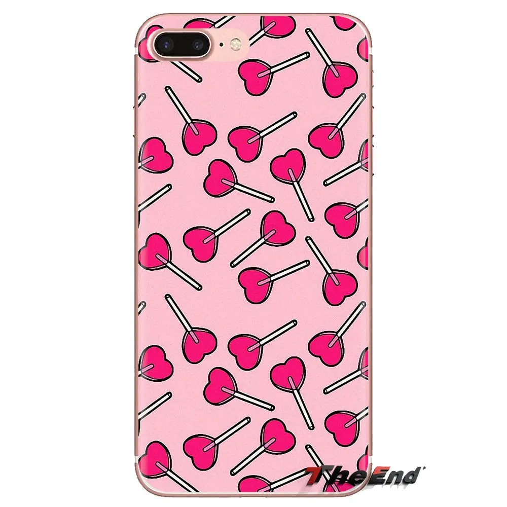 Для Xiao mi 6 A1 Max x 2 5X 6X Red Note 5 5A 4X 4A A4 4 3 Plus Pro сладкое розовое сердце леденцы