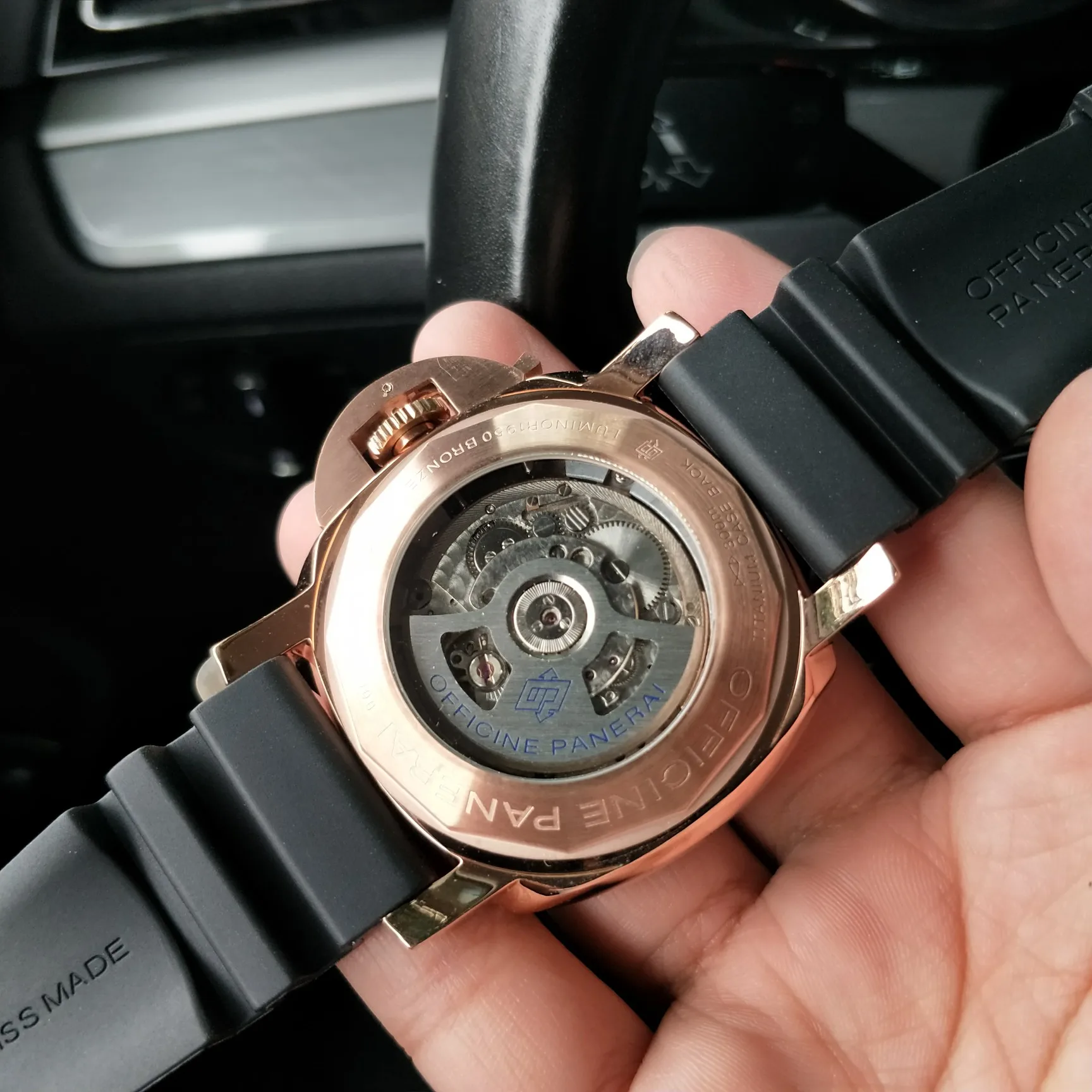 

Panerai Luminor watch men's skeleton automatic mechanical AAA watch gold skeleton retro men's women watch quartz watch