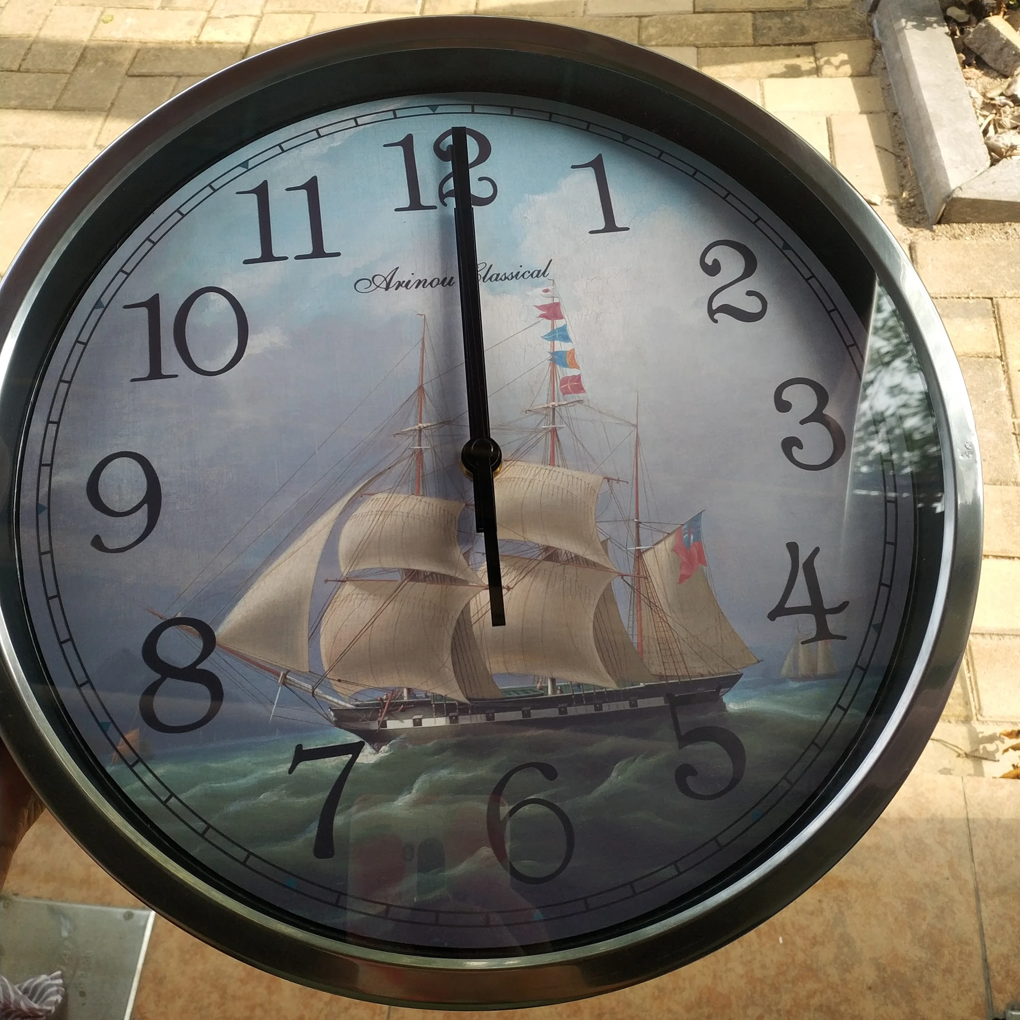 Airinou настенные часы в европейском стиле римские Ретро-часы с металлическим