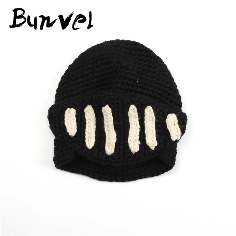 Bunvel семейная зимняя Новинка для папы и сына вязаная шапка в римском стиле малышей
