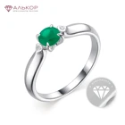 Кольцо тренд 2021 из серебра 925 с покрытием из родия, бриллиант, агат. Бесплатная доставка с фабрики в России.