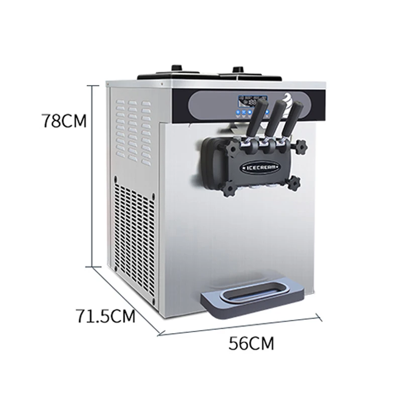 Агрегат для производства мягкого мороженого на десерт магазин мороженицы