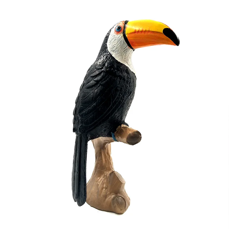 Имитация Toucan Cockatoo фигурка животного модель Птица Попугай домашний декор