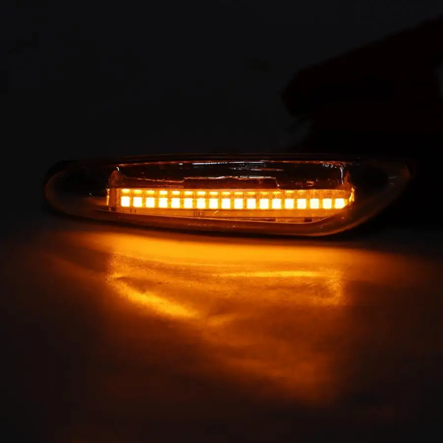 Автомобильная динамическая лампа с сигналом поворота 1 пара водонепроницаемая