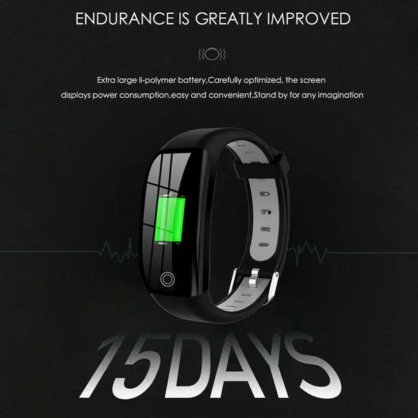

Smart Watch Bluetooth-compatible Sports Watch Heart Rate Blood Pressure Monitor Fitness Tracker