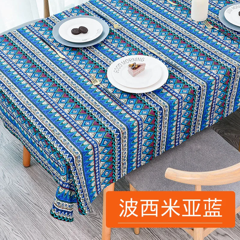New Ethnic Style Tablecloth Home Living Room Cafe Retro Coffee Table Rectangular Waterproof | Дом и сад