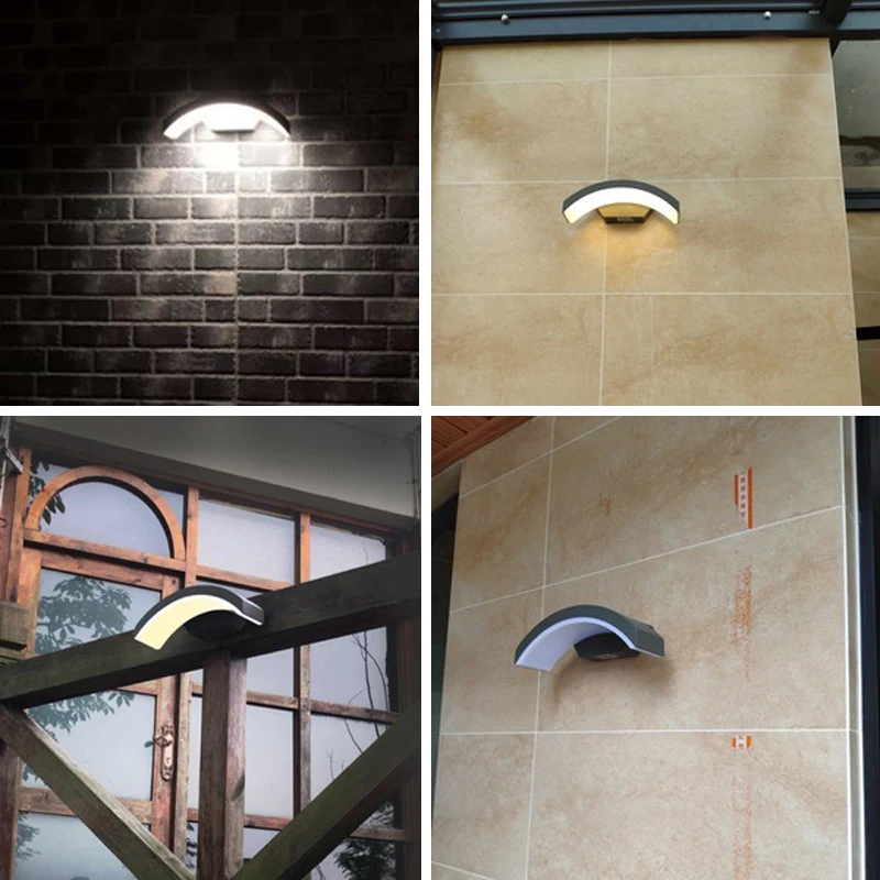 

Modern LED Wall Light For Front Door 12W Outdoor Waterproof IP65 Lamp Aluminum Lampbody Simple Lighting AC85-260V