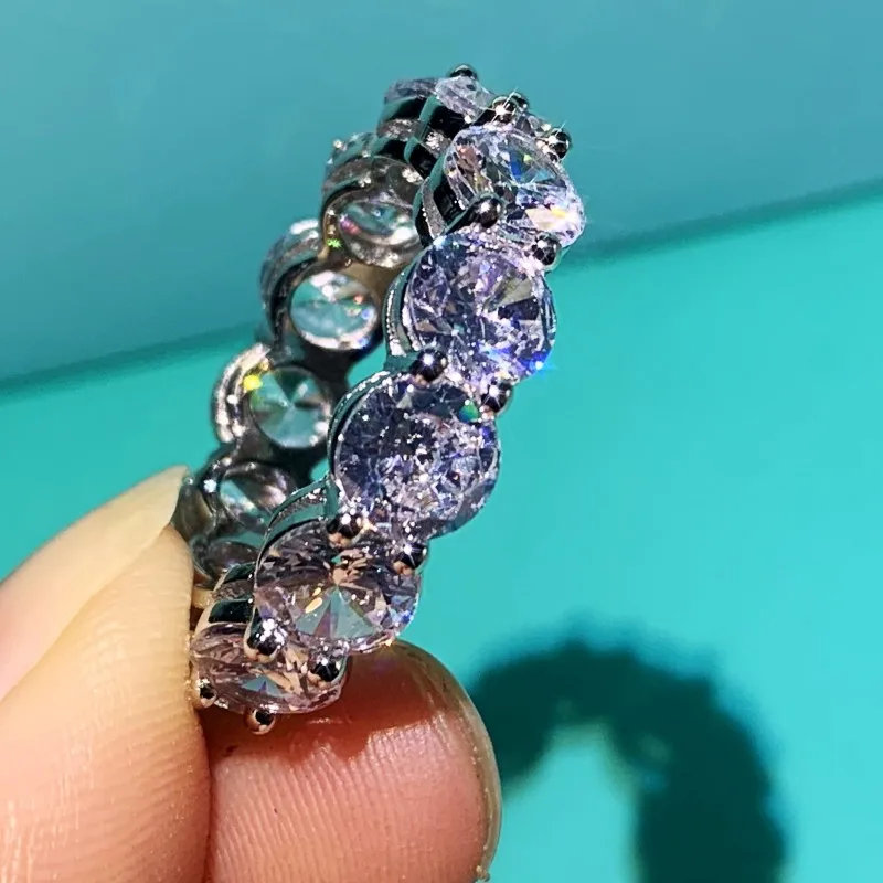 Женское кольцо из серебра 925 пробы 6 мм 5 А | Украшения и аксессуары