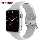 LEMFO DT100 PLUS умные часы мужские 2021 женские Bluetooth вызов на заказ динамический циферблат водонепроницаемые для Apple Watch Iwo W26 Pk W37