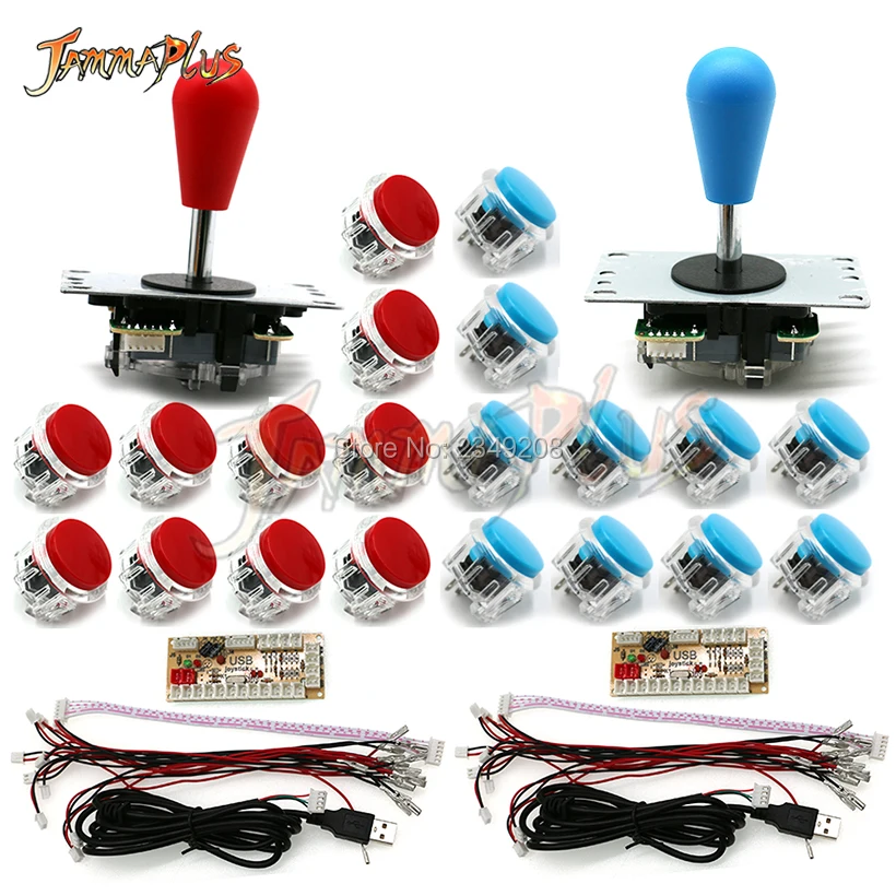 Аркадный джойстик DIY Kit Нулевая задержка игровой USB энкодер для ПК аркадный + 30 мм