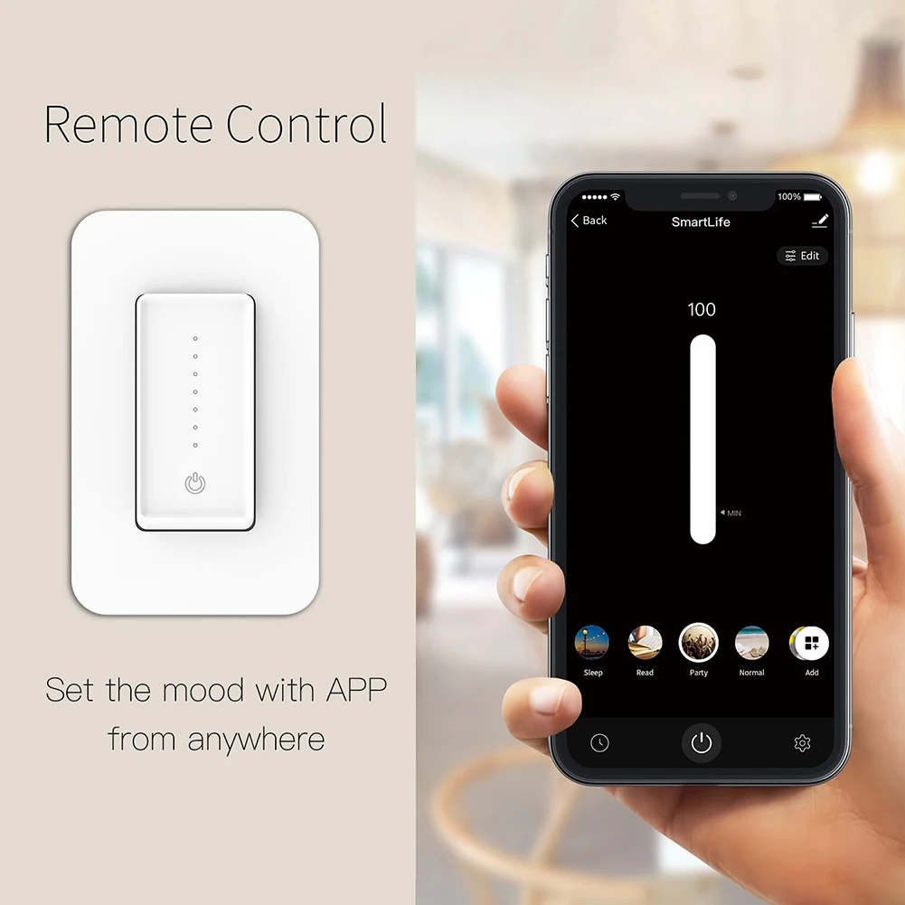 Многофункциональный Интеллектуальный переключатель Wi Fi лампы дистанционного