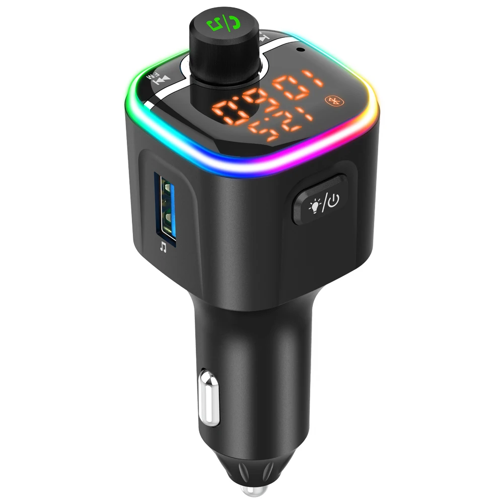BC68 автомобиля QC3.0 PD USB Зарядное устройство Bluetooth Стерео FM DSP передатчик свободные