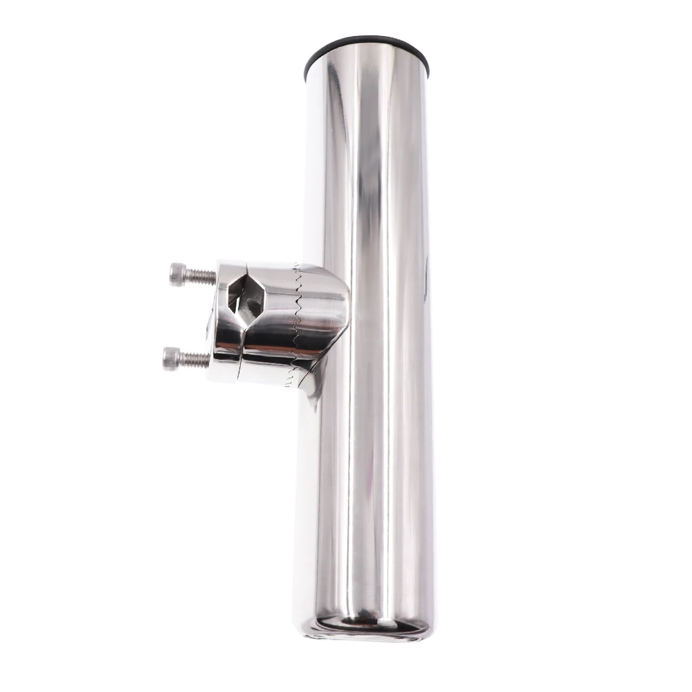 1 Pcs Rod Holder Полированная из нержавеющей стали морские Рыбалка на яхте аксессуар удочка для рыболовной лодки держатель с регулируемой для 22~ 26 мм трубки - Цвет: 1 Pcs Rod Holder
