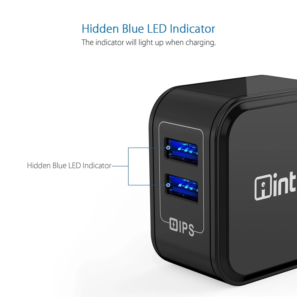 

Dual Ports USB Charger Quick Charge 3.0 US Plug Fast Charging USB Phone Charger Fast Charging Head Adapter Travel Wall Charger