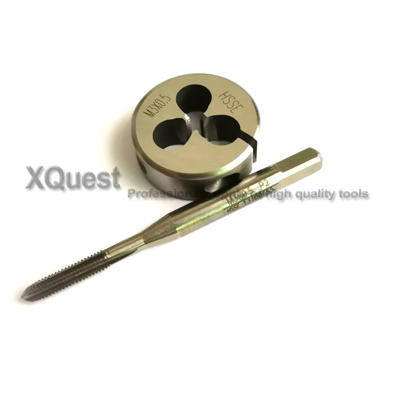 HSSE Metric Right Hand thread tap Adjustable Split Die set M3 M3X0.6 M3X0.35 M3X0.25 Fine screw dies taps M3.5 M3.5X0.6 | Инструменты