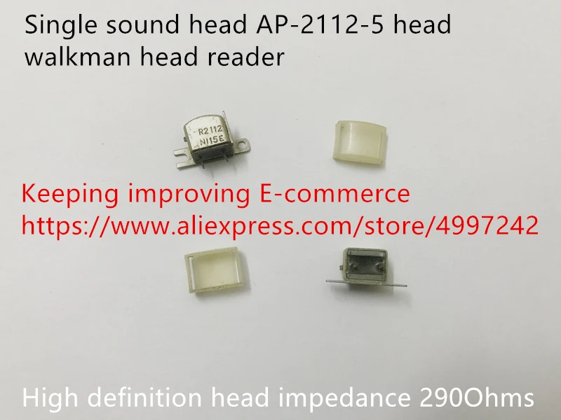 

Горячая точка одна звуковая головка AP-2112-5 головка walkman головка считыватель высокой четкости головка импеданс 290 Ом датчик переключатель