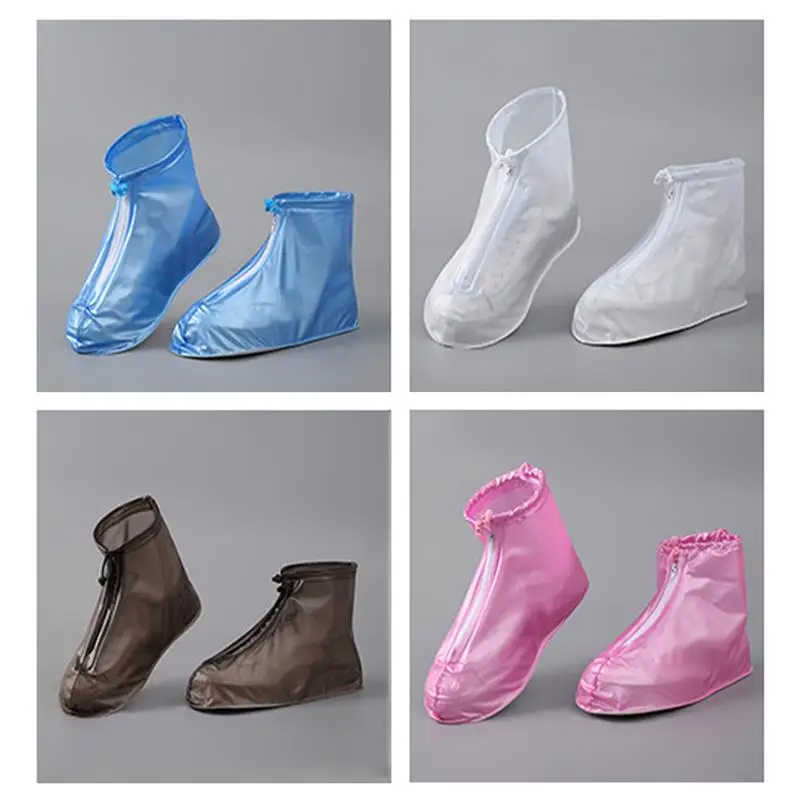 

Unisex Waterproof Shoe Covers Reusable Anti-slip Rain Boots Covers Shoe Protectors Overshoes For Traveling Outdoor Rainy Days