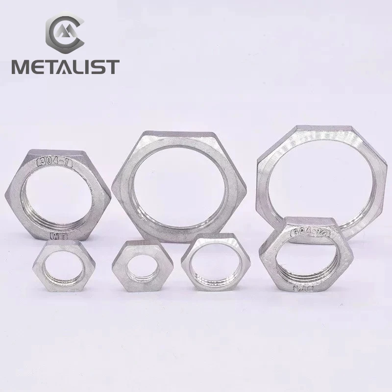 Стопорная гайка METALIST BSPT 1/4 &quotDN8 -3&quot DN80 с уплотнительным кольцом SS304L для домашнего