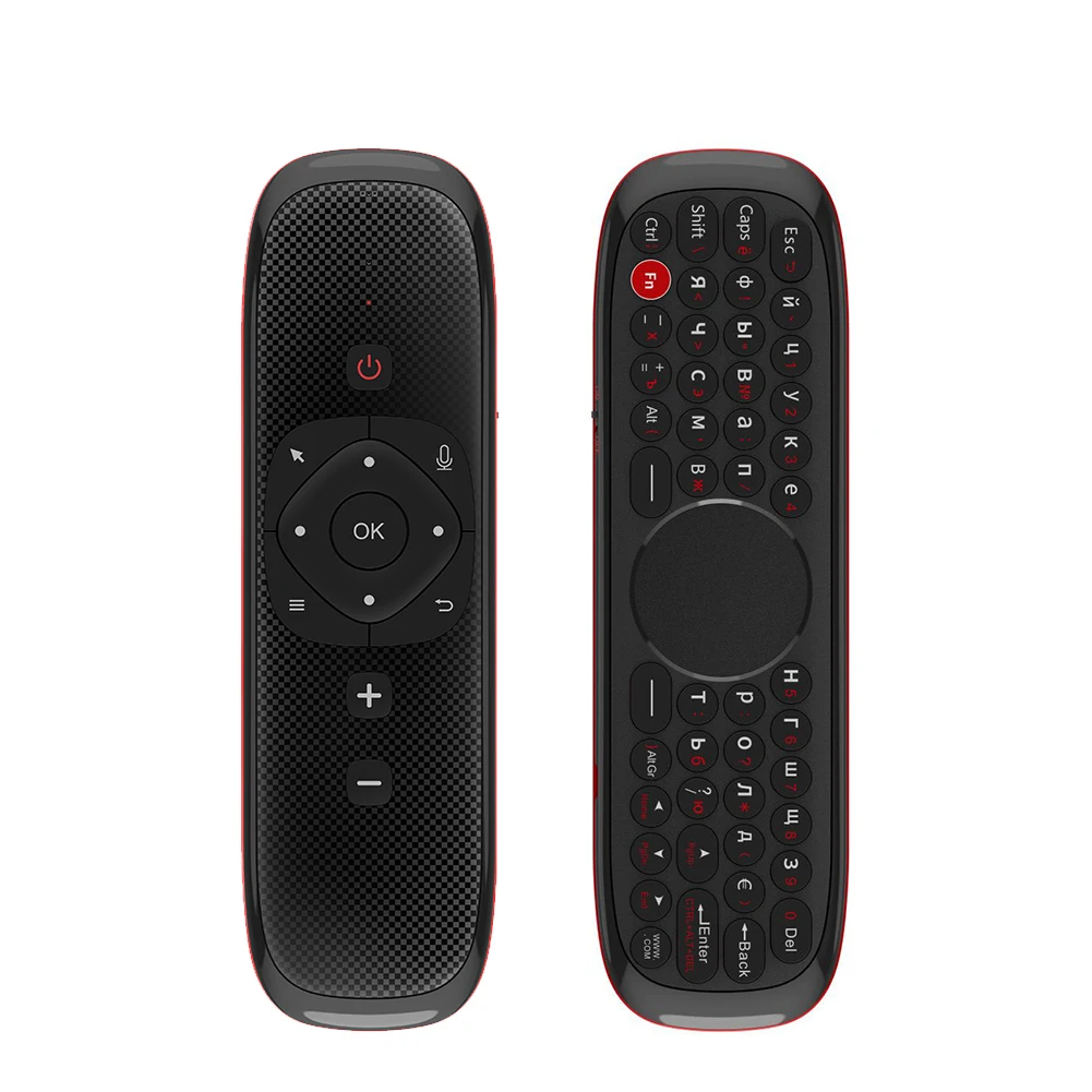 W2 Fly Air mouse голосовой пульт дистанционного управления микрофон 2,4G Беспроводная мини клавиатура гироскоп для Smart Android tv box Projecter pk mx3