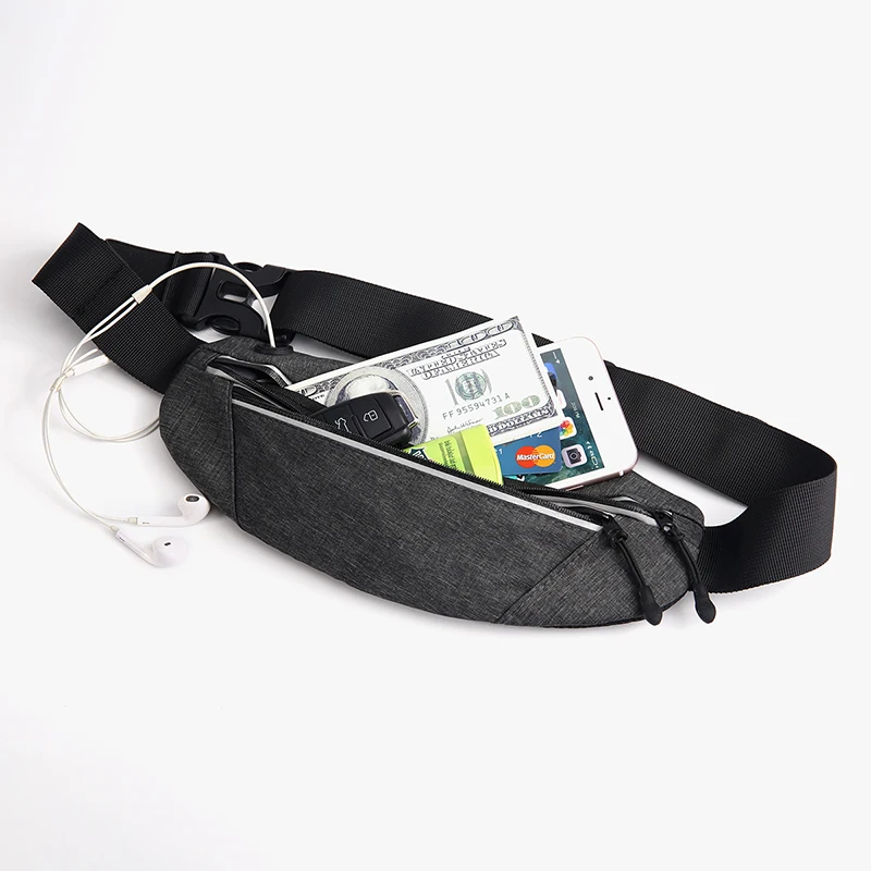 Waterproof Sports Running Waist Pack Outdoor GYM Belt Cell Phone Pouch Waist Bag Portable Fanny Men Women Fitness Accessories