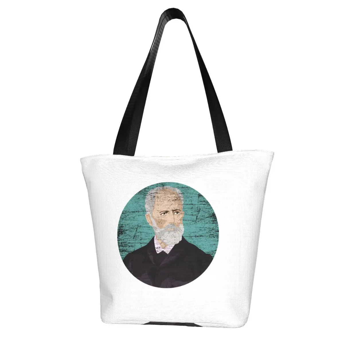 Pyotr Tchaikovsky Gift Shopping Bag Aesthetic Cloth Outdoor Handbag Female Fashion Bags